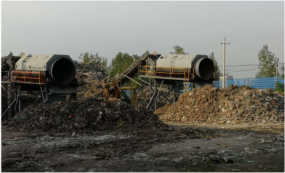 漳州市圣元環(huán)保垃圾焚燒項(xiàng)目陳腐垃圾治理現(xiàn)場